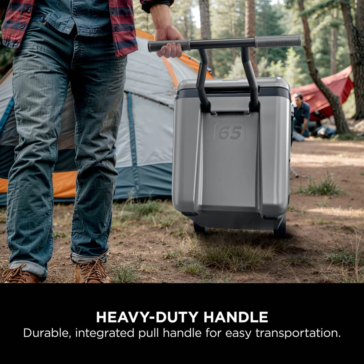 Ninja FrostVault 65QT/61L Wheeled Cooler with Dry Zone, Slate Grey FB265EUUKGY