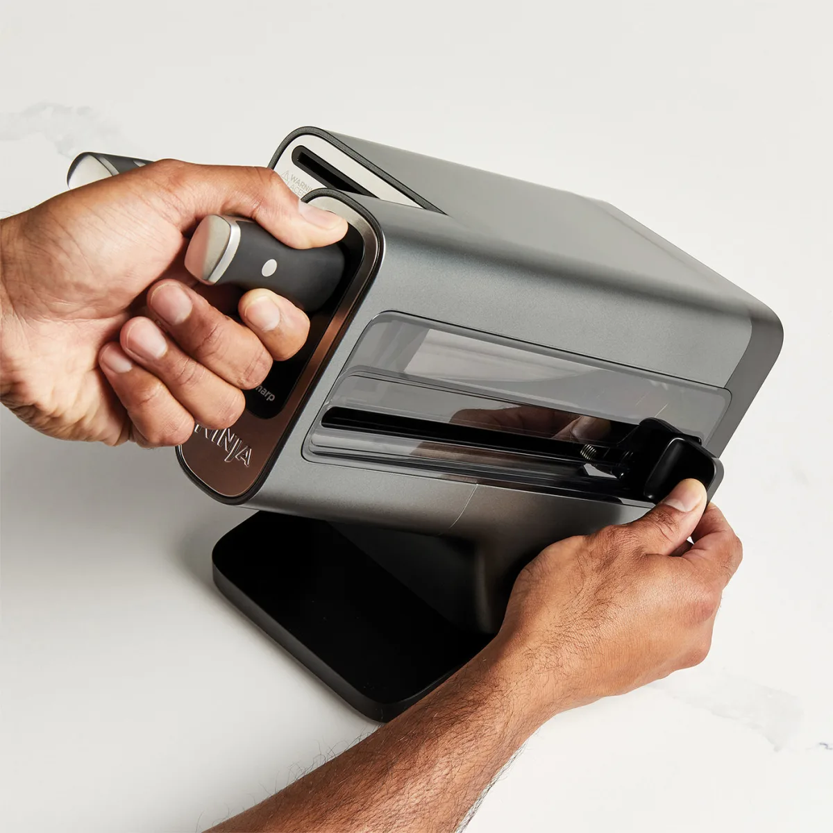 Ninja Foodi Stainless Steel Pan and Knife Block Set - C65KB6UK