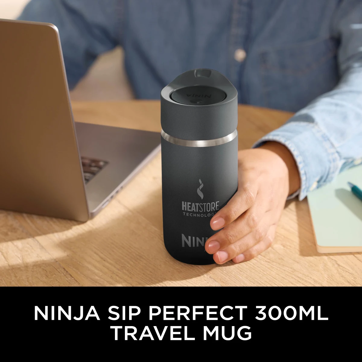 Ninja 300 ml Sip Perfect Travel Mug – Black DW1203EUUKBK