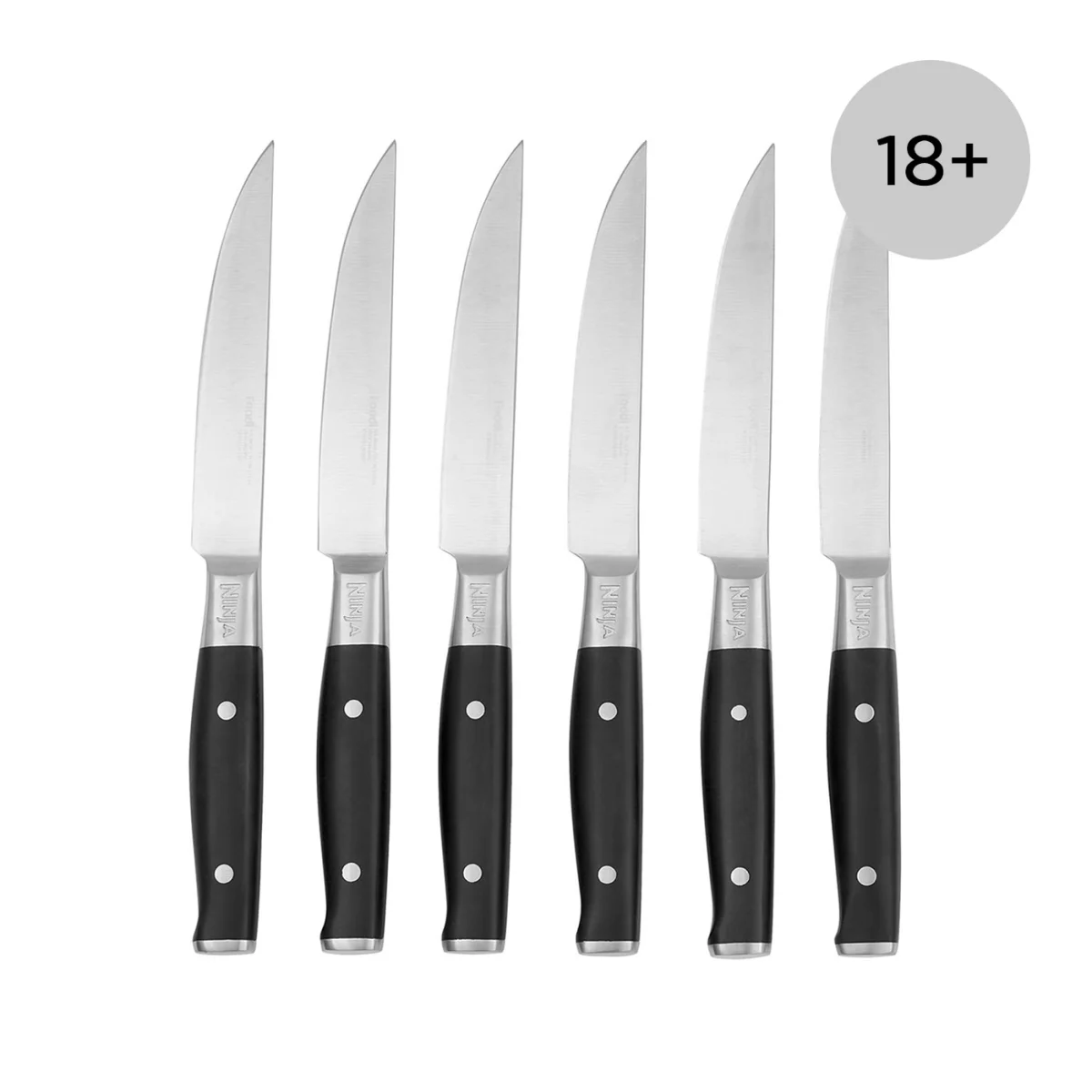 Refurbished Ninja Foodi StaySharp Steak Knives – 6-Piece Set [K32106UKREF] | Excellent Condition