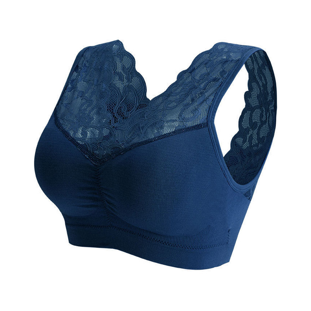 Macymars™ Lace Plus Size Unwired Tank Top Bra