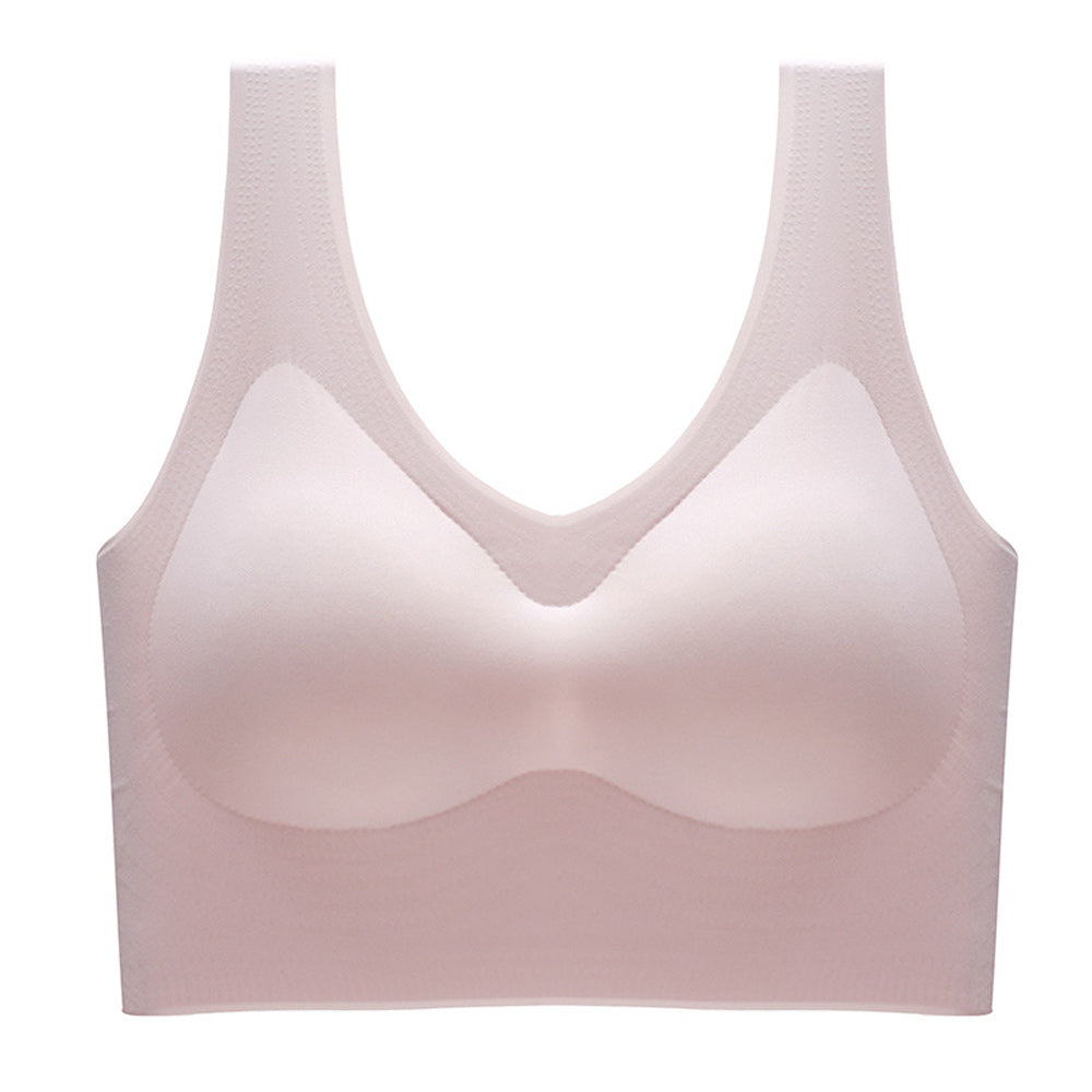 Macymars™ Large size seamless non-wired latex bra