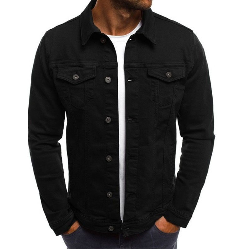 Macymars™ Men's Casual Classic Denim Trucker Jacket Slim Fit Fashion Jean Coat