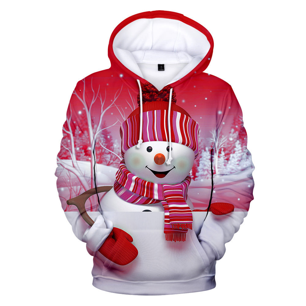 Macymars™ Men's 3D Christmas Print Hoodie