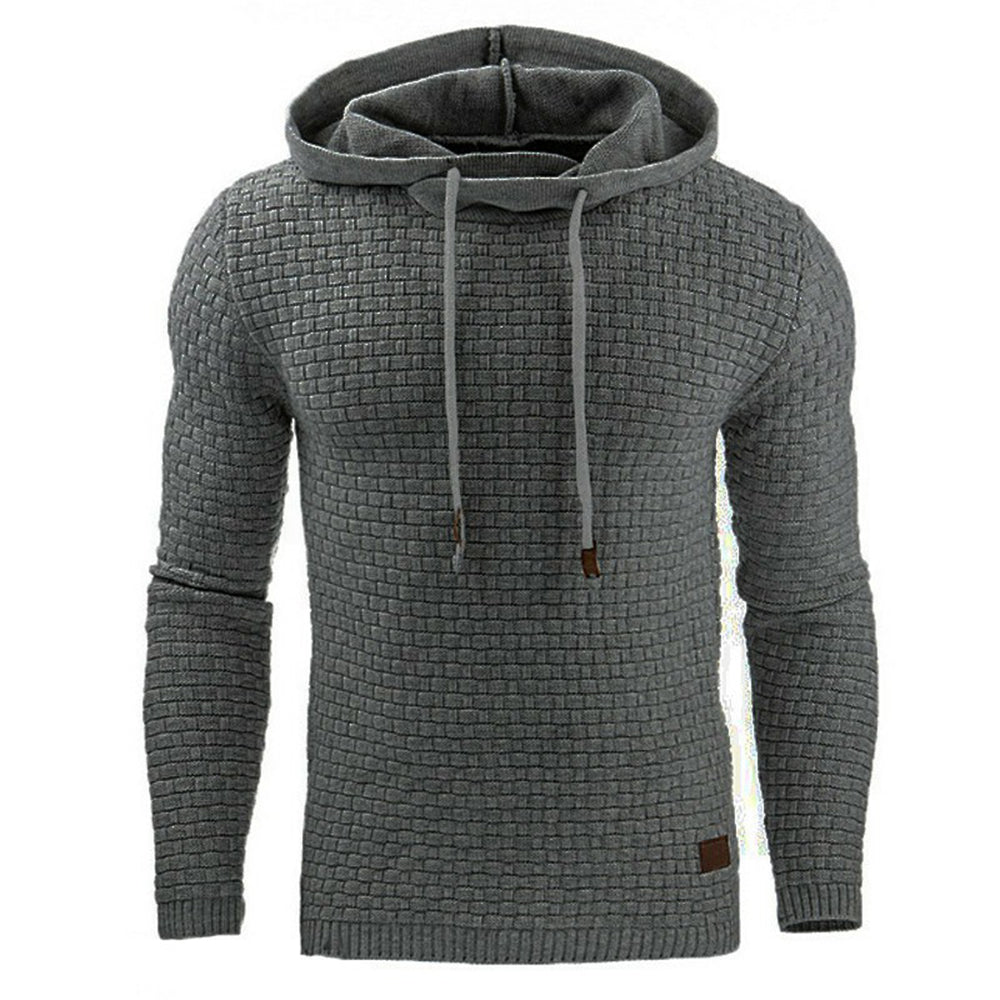 Macymars™ Men's Jacquard Long Sleeve Hoodie