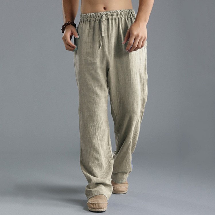 Macymars™ Men's Cotton Linen Casual Drawstring Breathable Pants