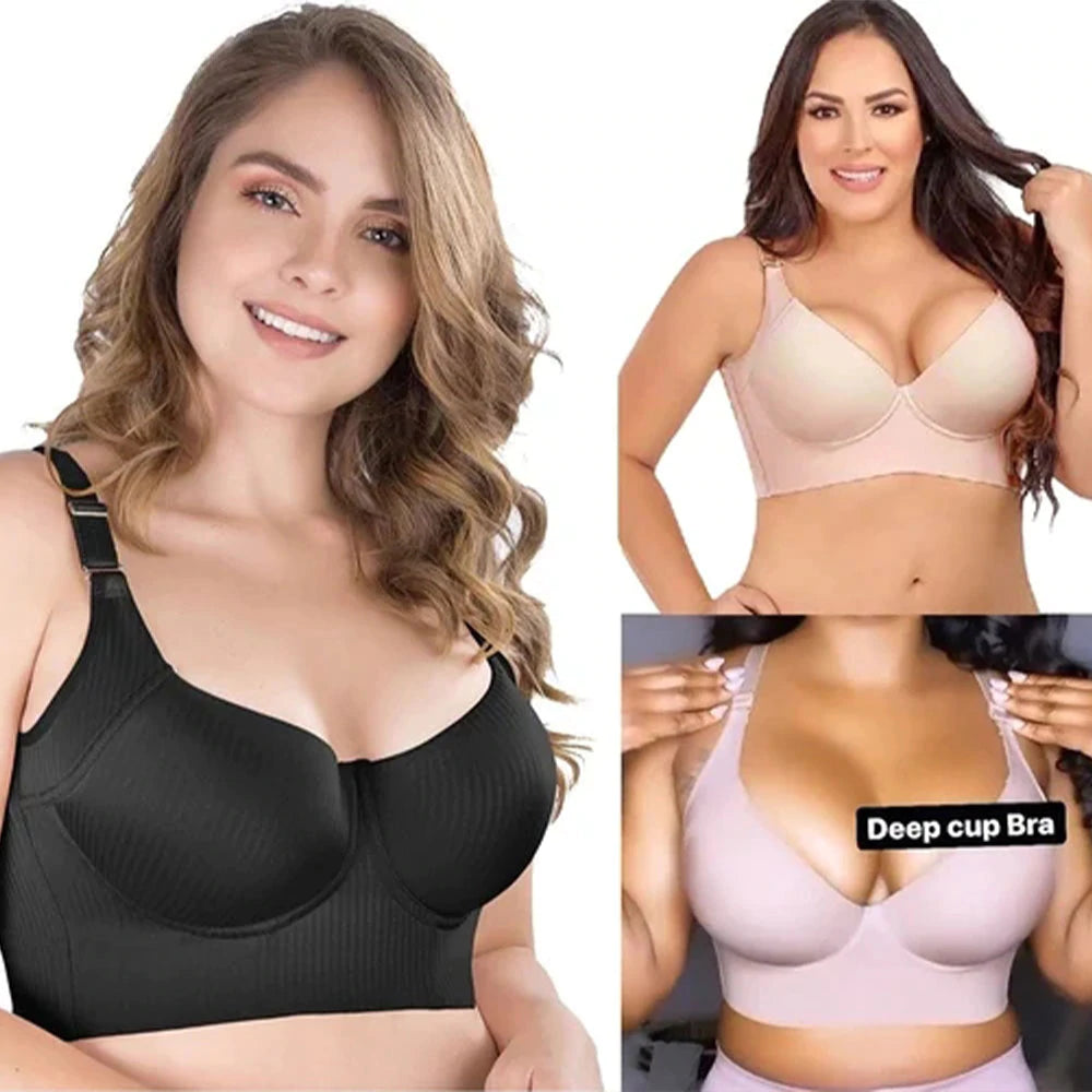 Macymars™ Fashion Deep Cup Bra with Shapewear Incorporated