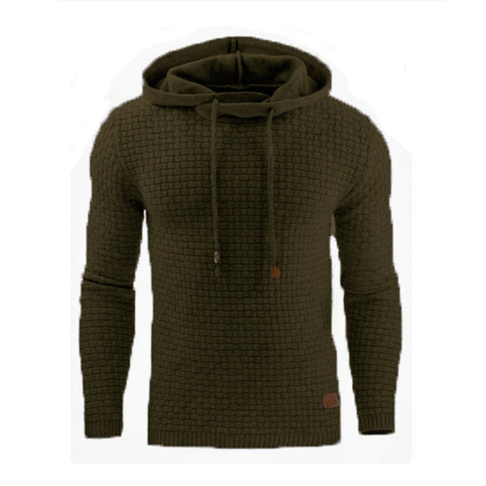 Macymars™ Men's Jacquard Long Sleeve Hoodie