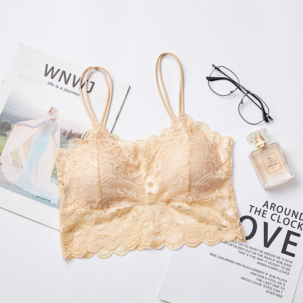 Macymars™ Women's Lace Camisole Bra with Removable Pads