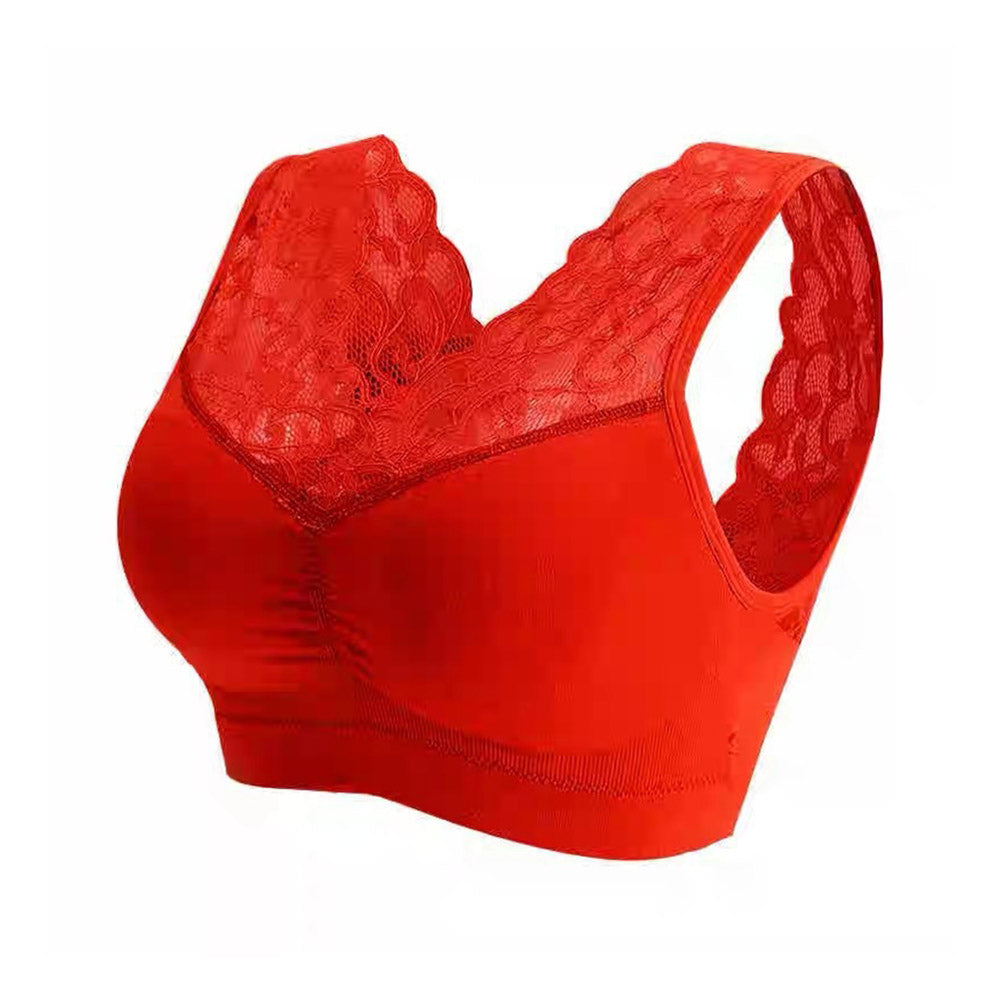 Macymars™ Lace Plus Size Unwired Tank Top Bra