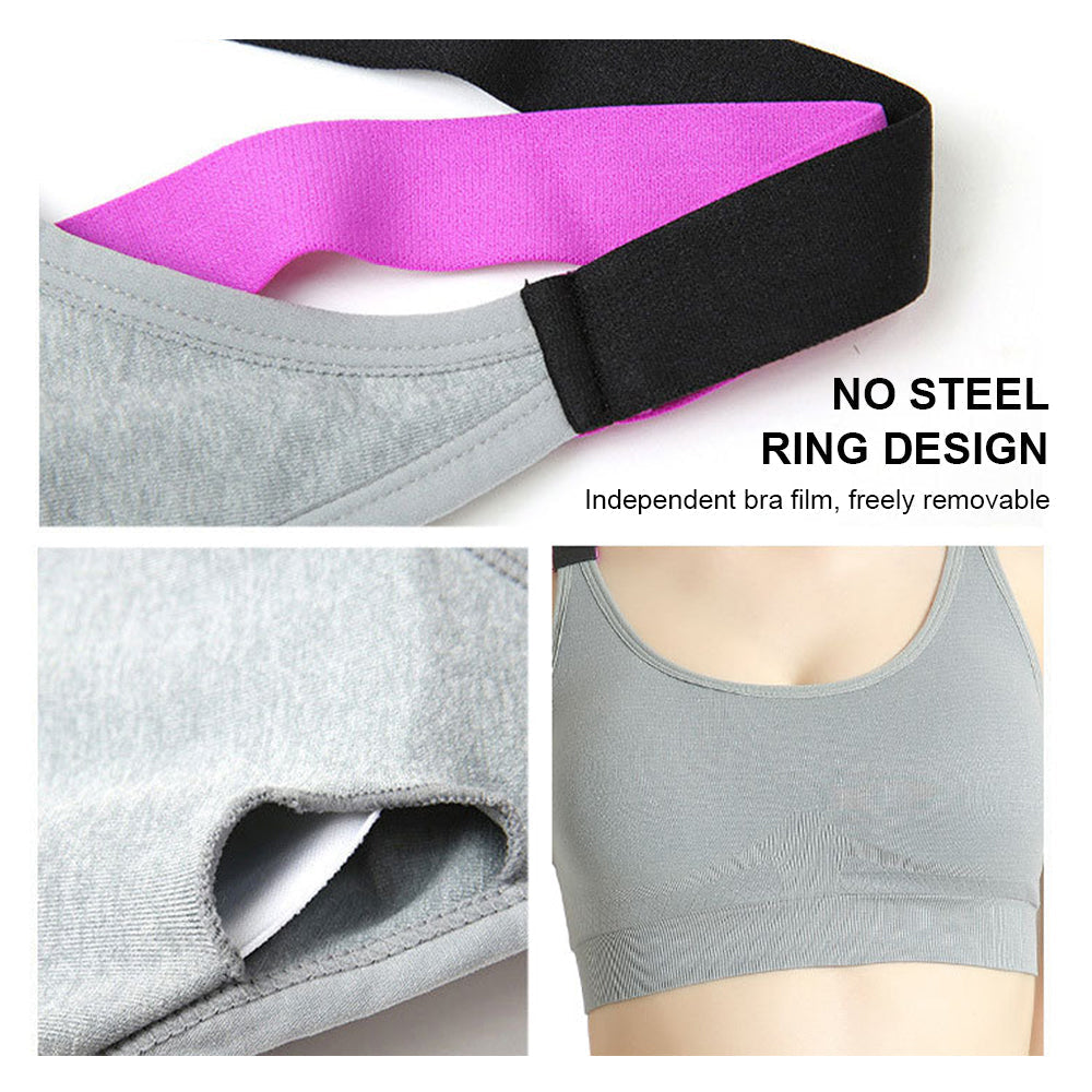 Macymars™ Cross-back Two-tone Yoga Sports Bra