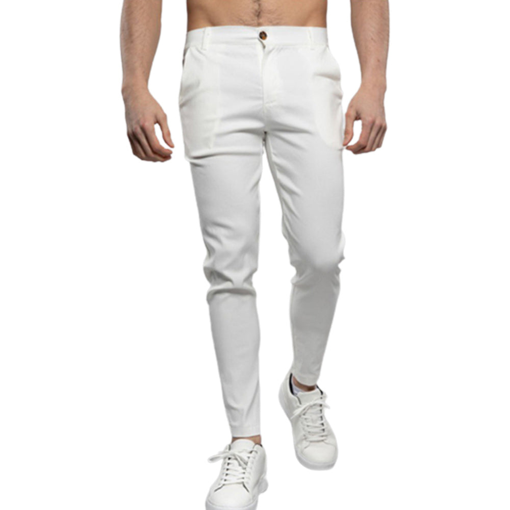 Macymars™ Men's Solid Color Classic Casual Slim Fit Pants