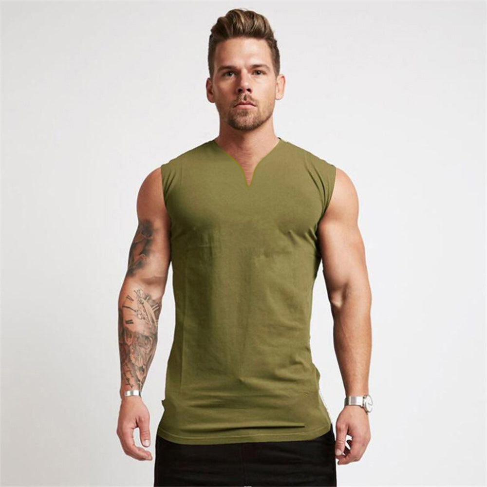 Macymars™ Men's V-Neck Sleeveless Sports Tank Top