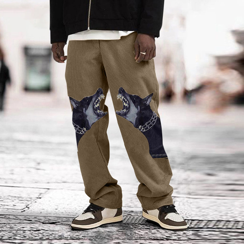 Macymars™ Men's Casual Dog Print Loose Pants