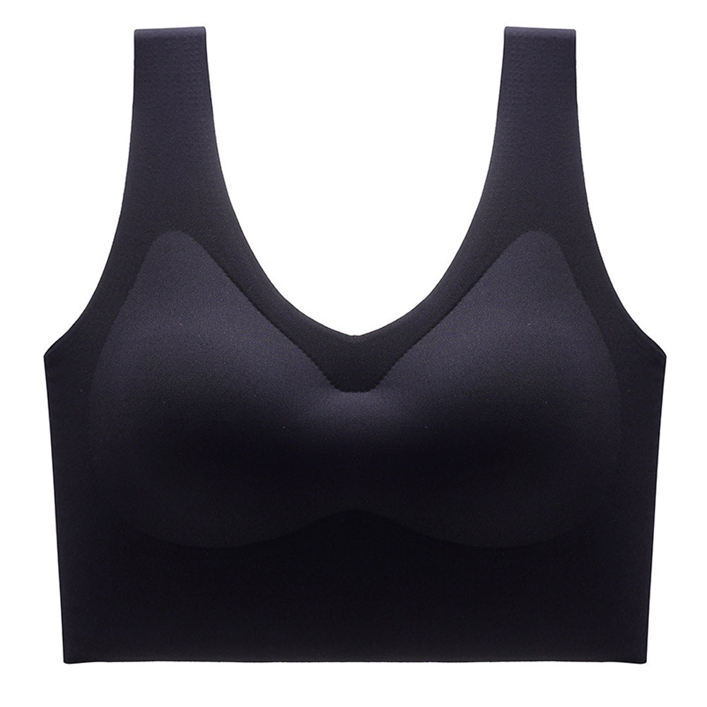 Macymars™ Large size seamless non-wired latex bra