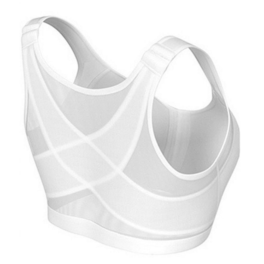 Macymars™ Women's Front Closure Sports Correction Bra Without Steel Rings Without Chest Pad