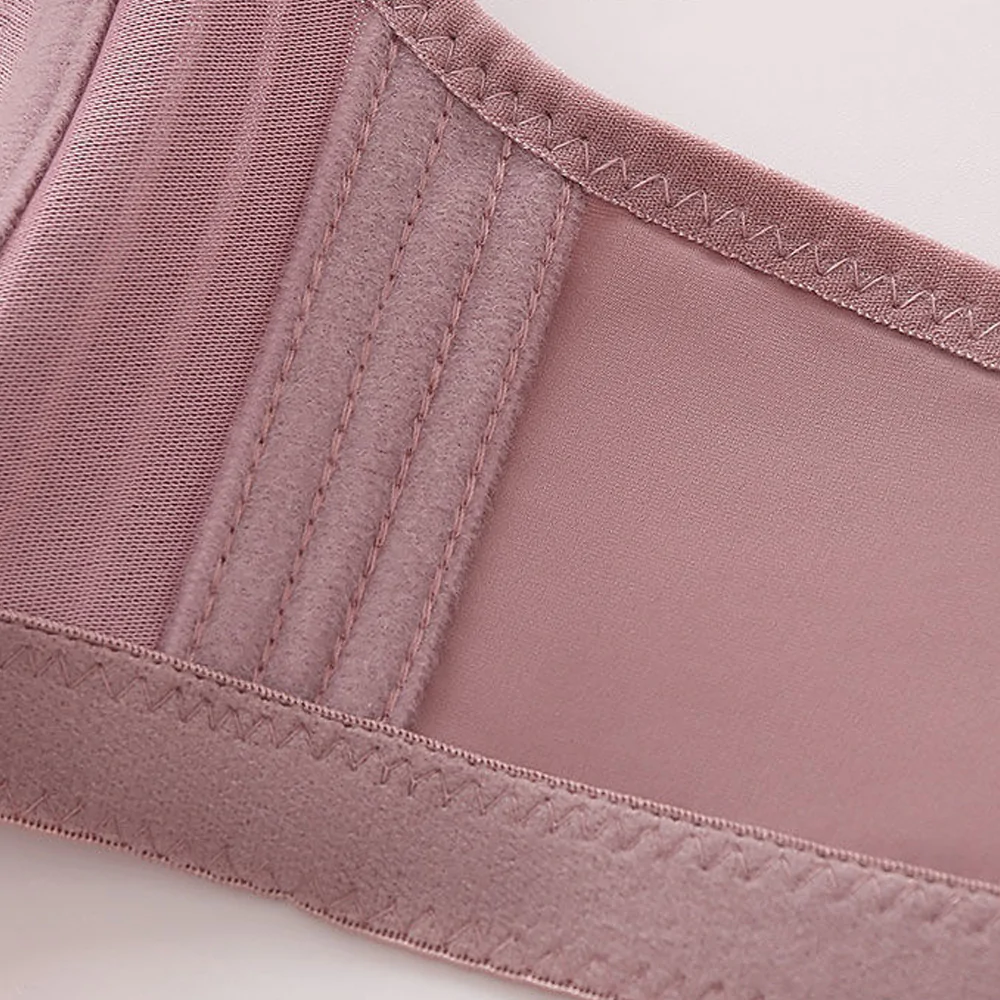 Macymars™ No-magnetic Embroidered No-wire Ring Plus Size Bra