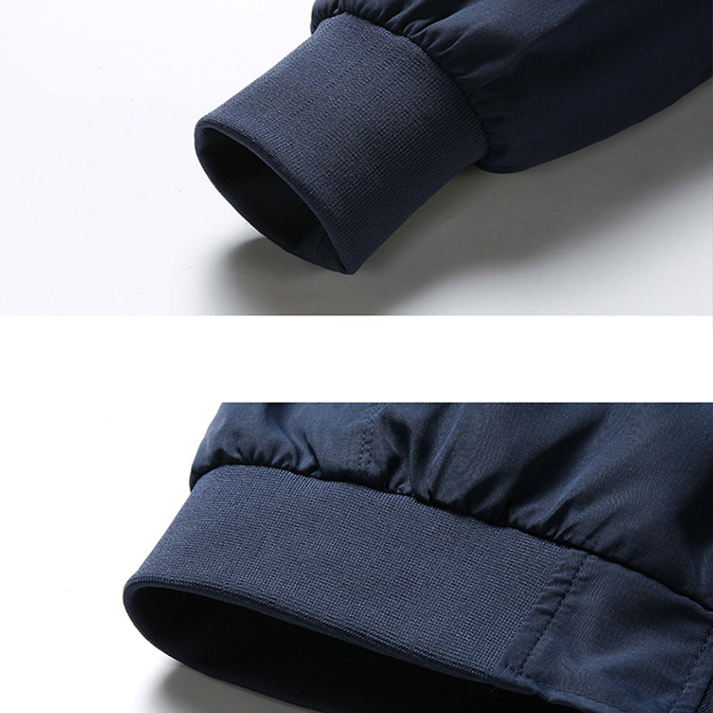 Macymars™ Men's Plus Size Stand Collar Zip Thin Jacket