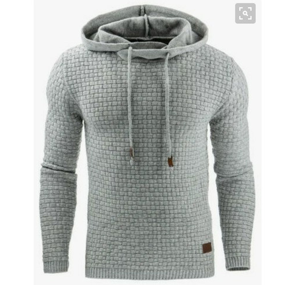 Macymars™ Men's Jacquard Long Sleeve Hoodie