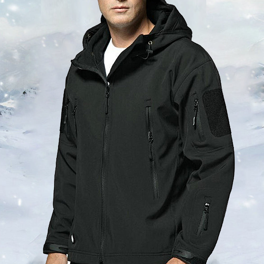 Macymars™ Men's Tactical Hooded Softshell Military Jacket Coat