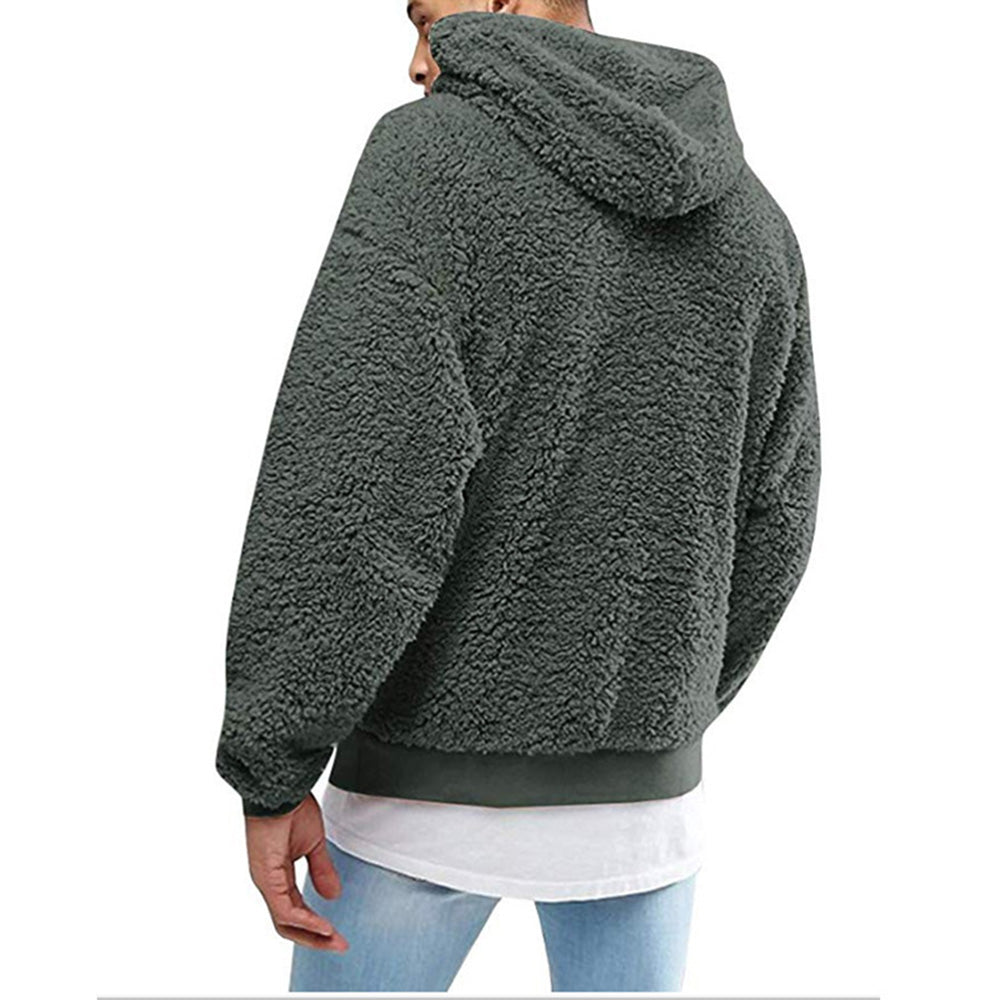 Macymars™ Men's Autumn and Winter Plush Hooded Sweater