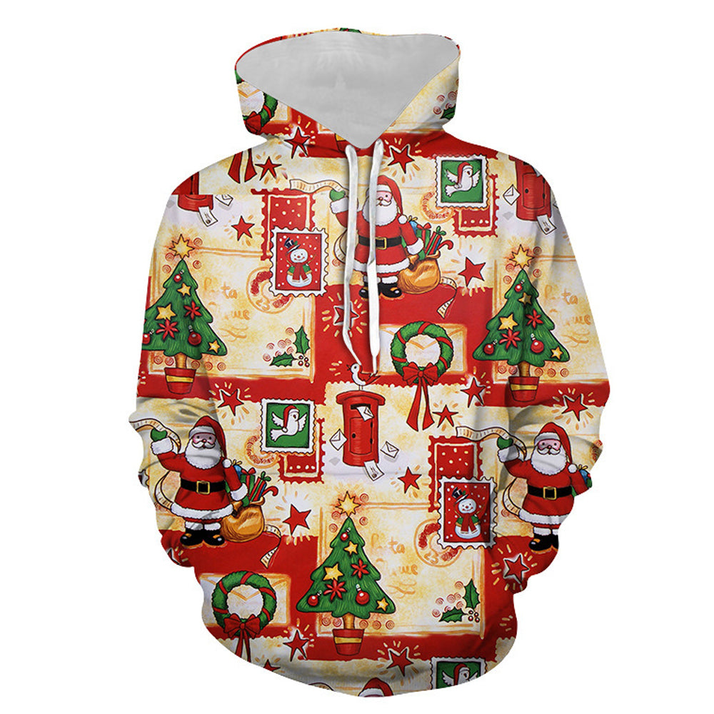 Macymars™ Men's 3D Christmas Print Hoodie