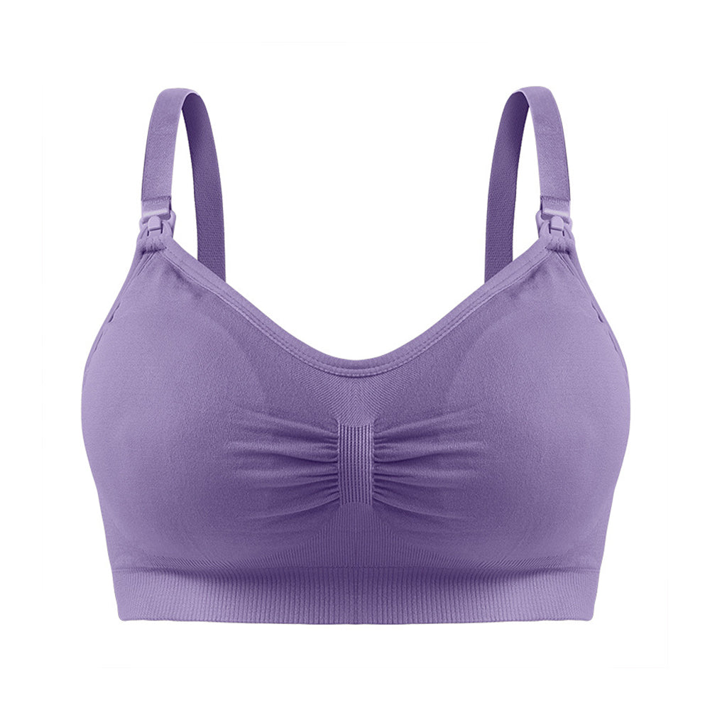 Macymars™ Wireless Front Buckle Seamless Large Size Bra