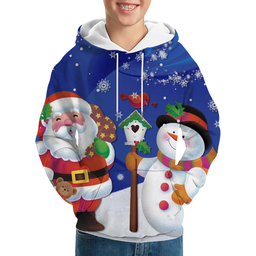 Macymars™ Christmas 3D print hooded sweatshirt