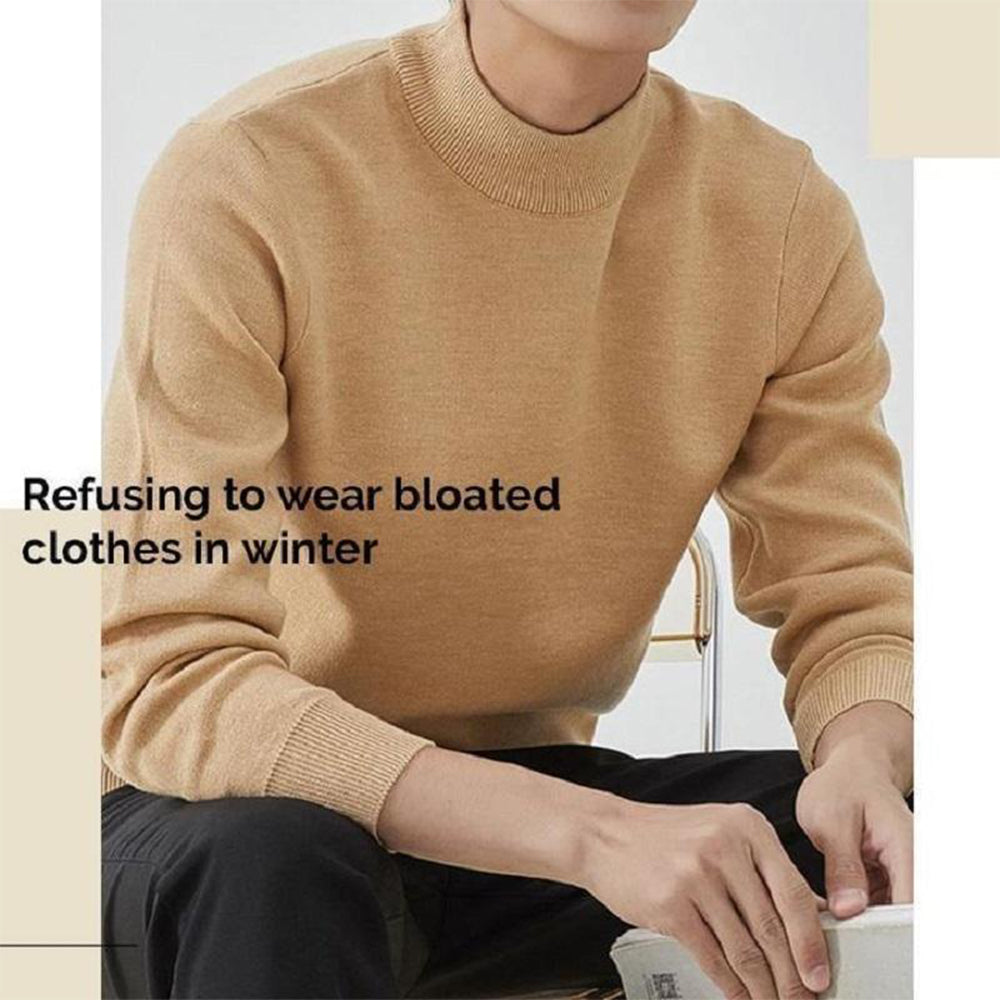 Macymars™ Men's Half Turtleneck Sweater