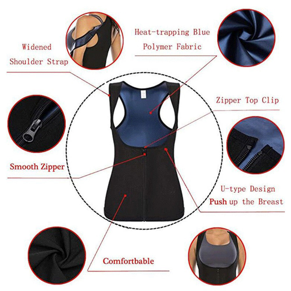 Macymars™ Women's Sweat Sculpting Vest