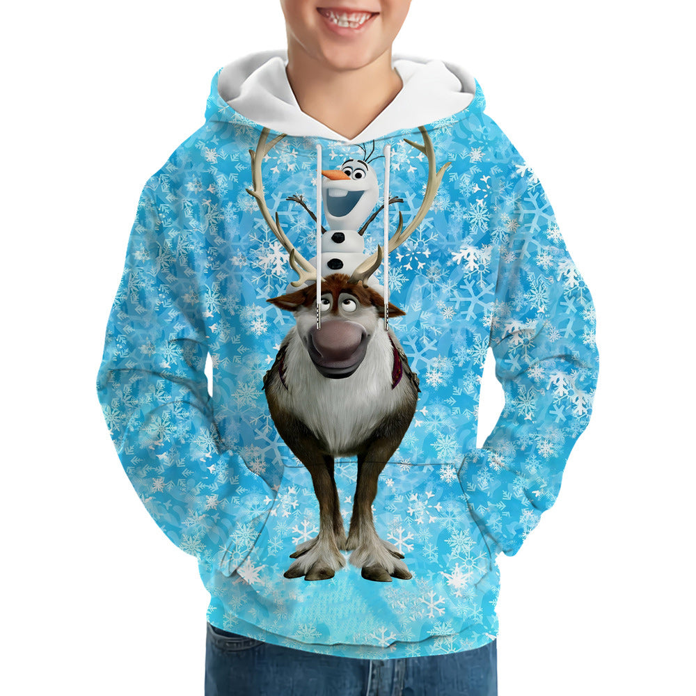 Macymars™ Christmas 3D Digital Print Hooded Sweatshirts Pullover