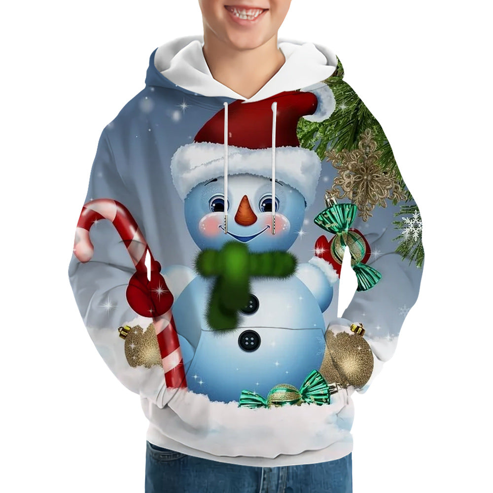 Macymars™ Christmas 3D print hooded sweatshirt