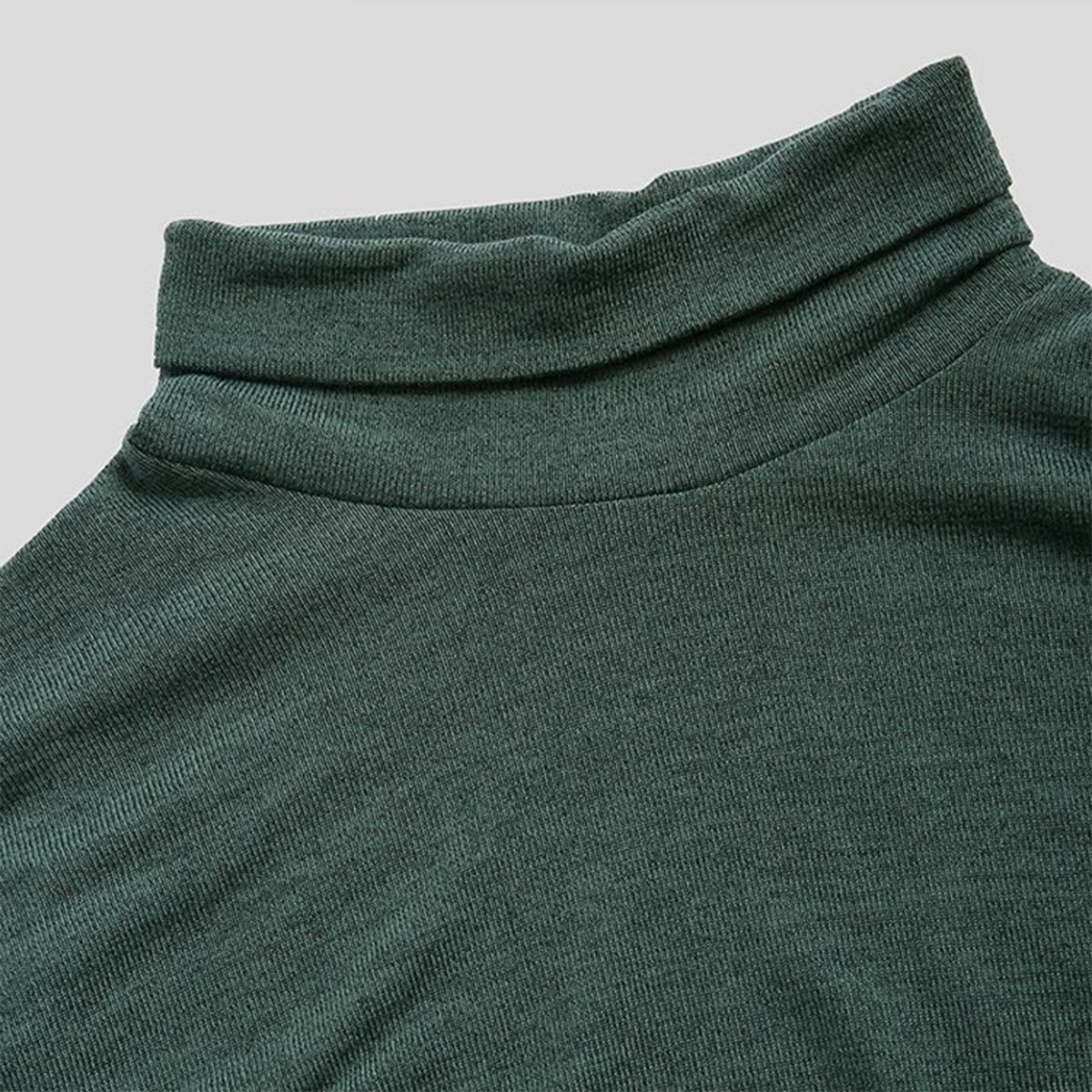 Macymars™ Men's Long Sleeve Turtleneck Sweater Plus Size Knitted Bottoming Shirt