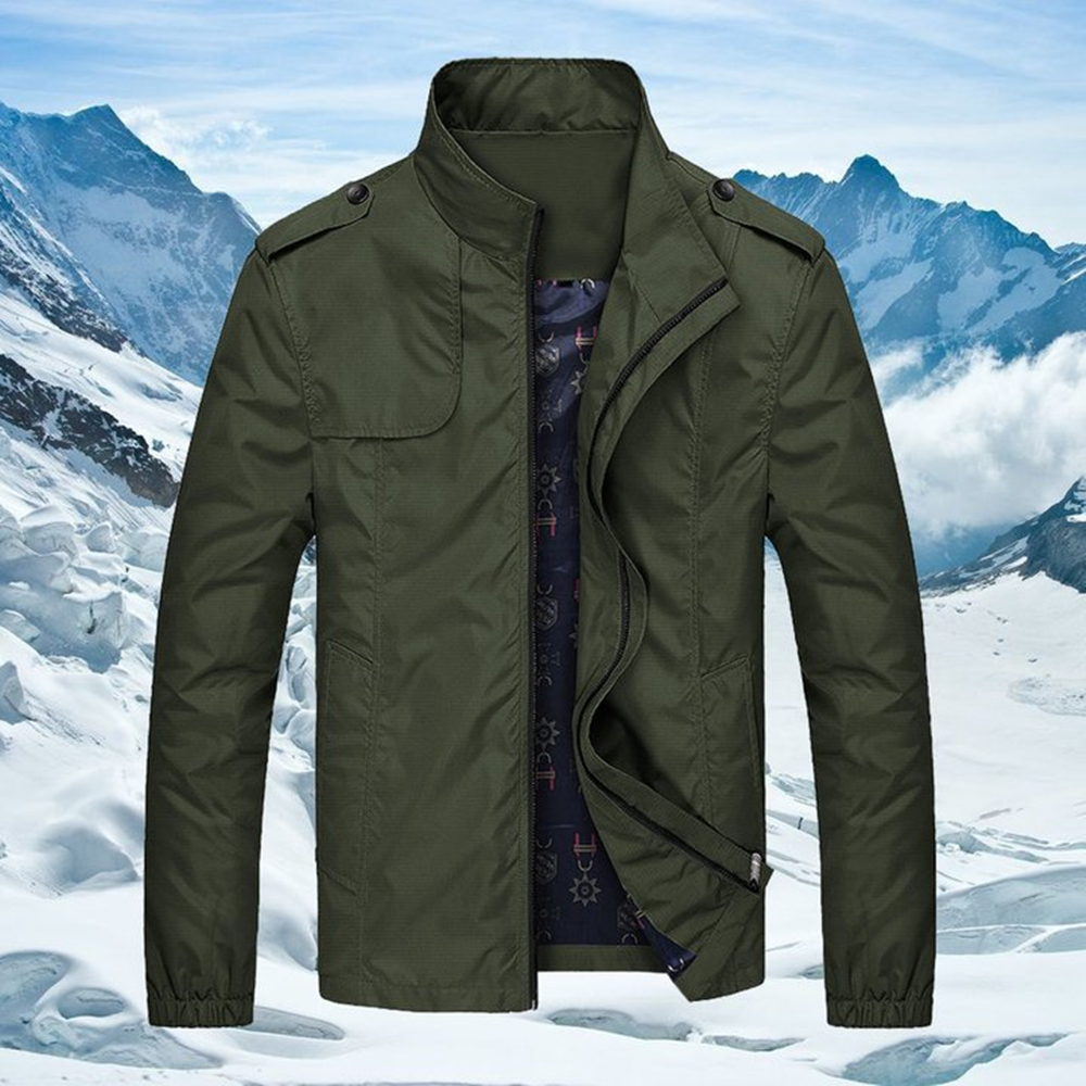 Macymars™ Men's Stand Collar Jacket Casual Spring Bomber Jacket