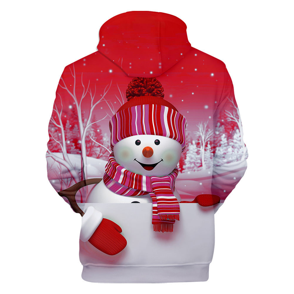 Macymars™ Men's 3D Christmas Print Hoodie