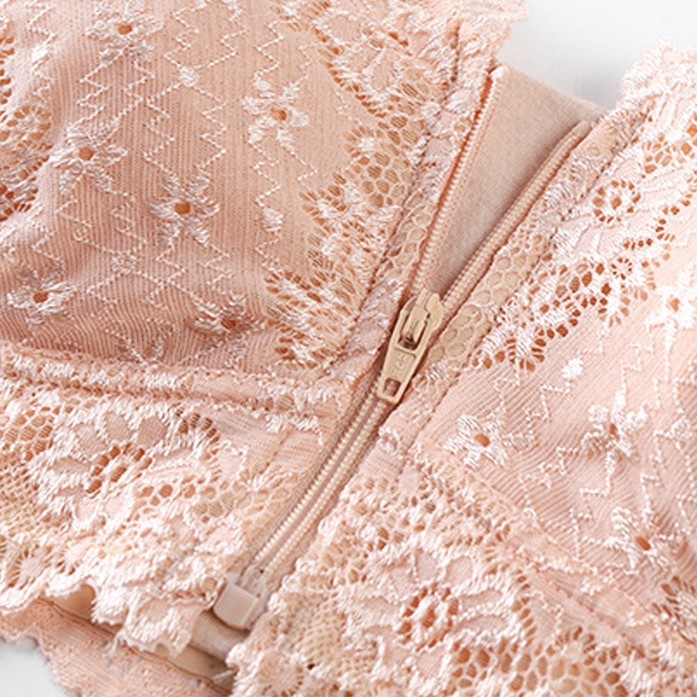 Macymars™ Women Lace Zip Front Closure Beauty Back Bra