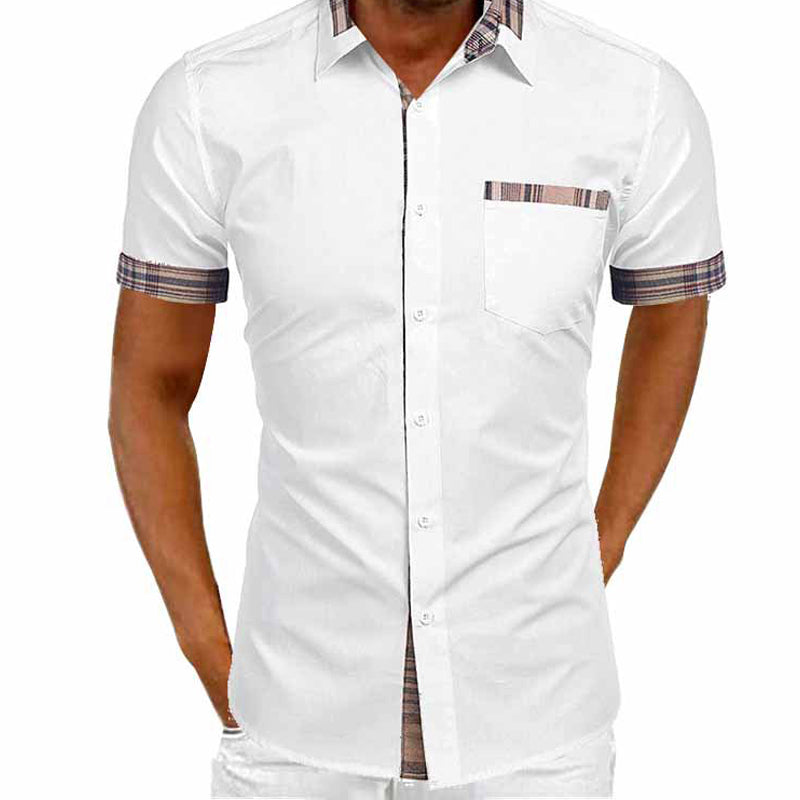 Macymars™ New 2022 Summer Stylish Shirt Contrast Fashion Button-Up Men Bowling Shirt