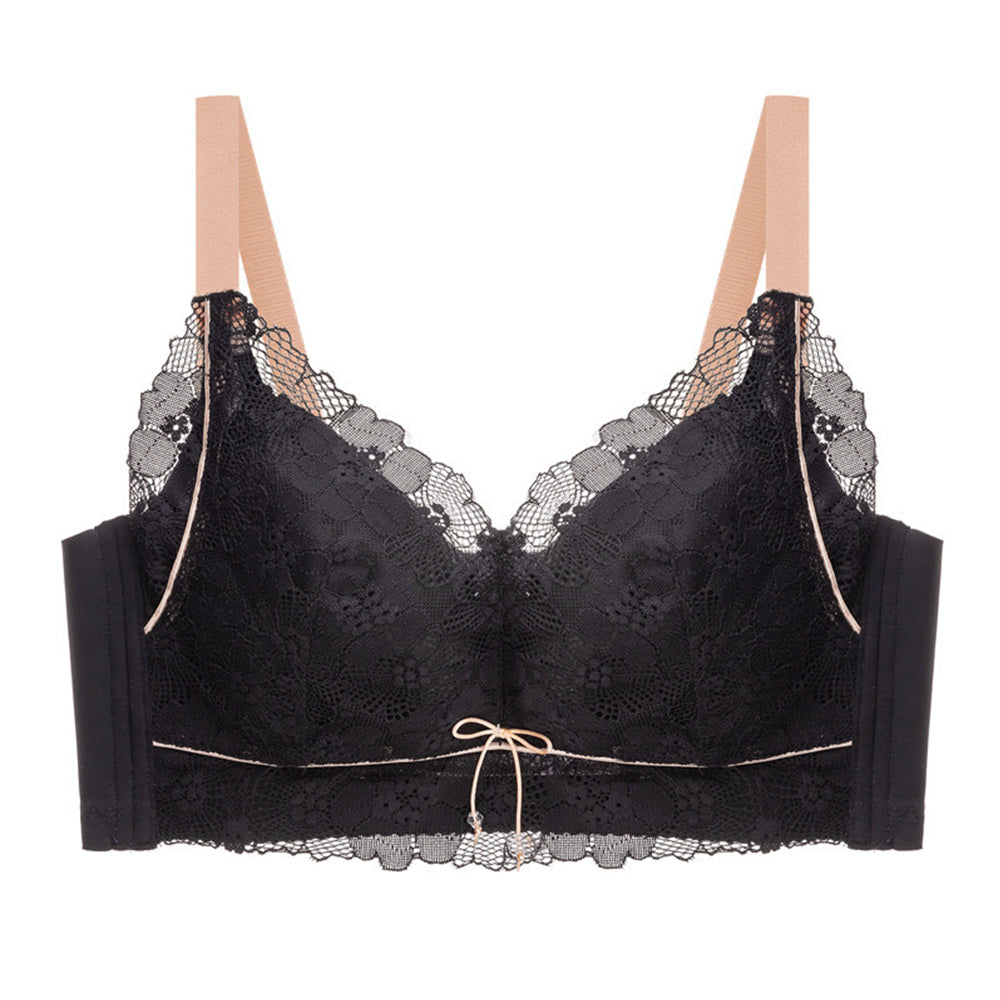 Macymars™ Women's Plus Size Lace Bow Push Up Bra