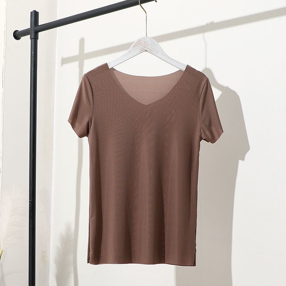 Macymars™ Ice Silk T-Shirt And Wide-leg Pants Two Piece Set