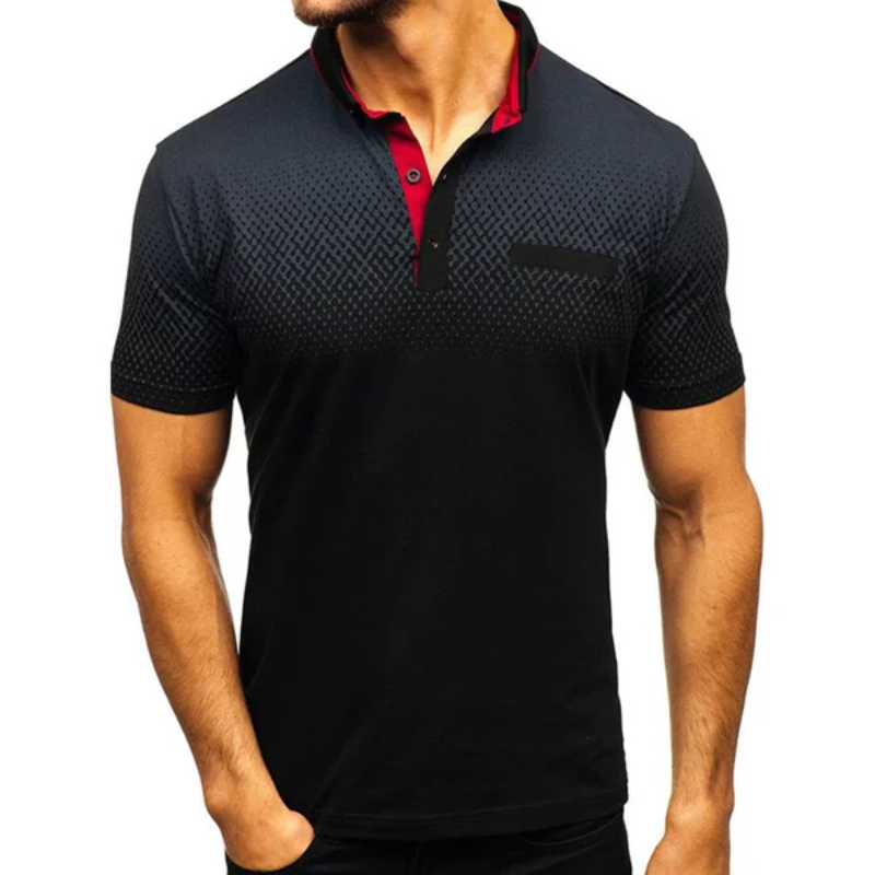 Macymars™ Men's Casual Lapel Printed Polo Shirts