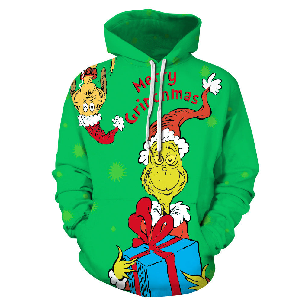 Macymars™ Men's 3D Christmas Print Hoodie