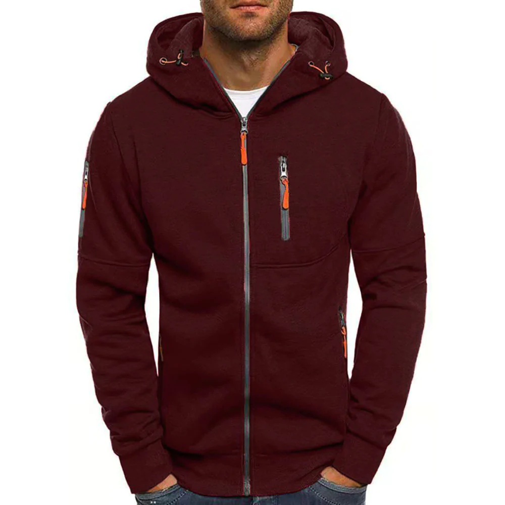 Macymars™ Men's Zipper Hooded Cardigan Sweatshirt Jacket