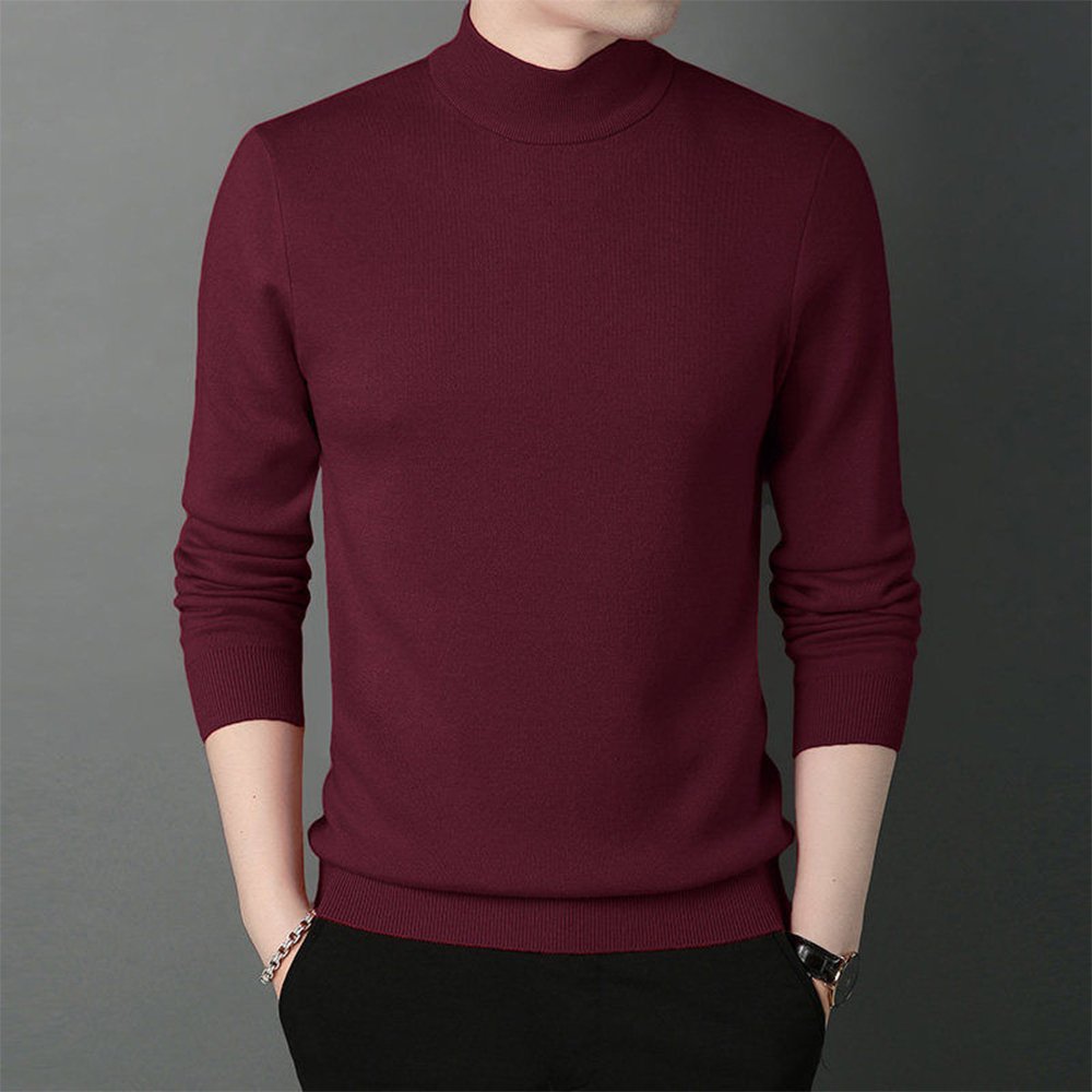 Macymars™ Men's Half Turtleneck Sweater