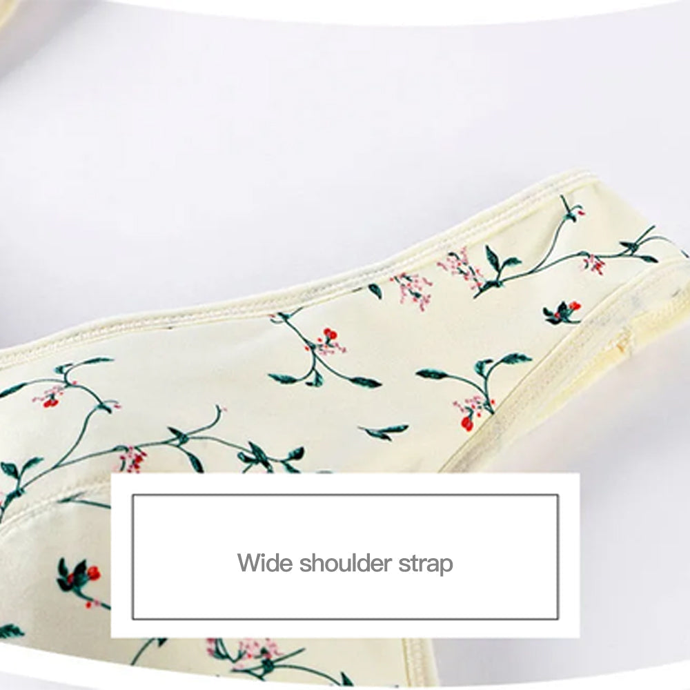 Macymars™ Front Breathable Button Printed Bra