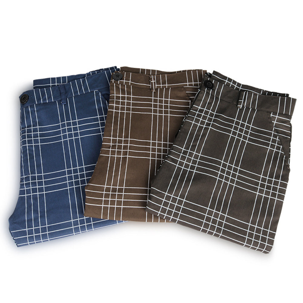 Macymars™ Men's Fashion Plaid Casual Pencil Long Pants