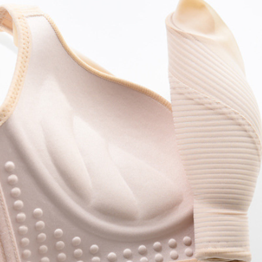 Macymars™ Striped Mesh Crossover Seamless Bra