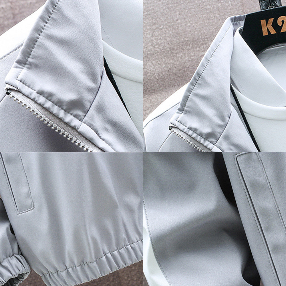 Macymars™ Men's Spring and Autumn Zipper Jacket Pants Sports Two-piece Set