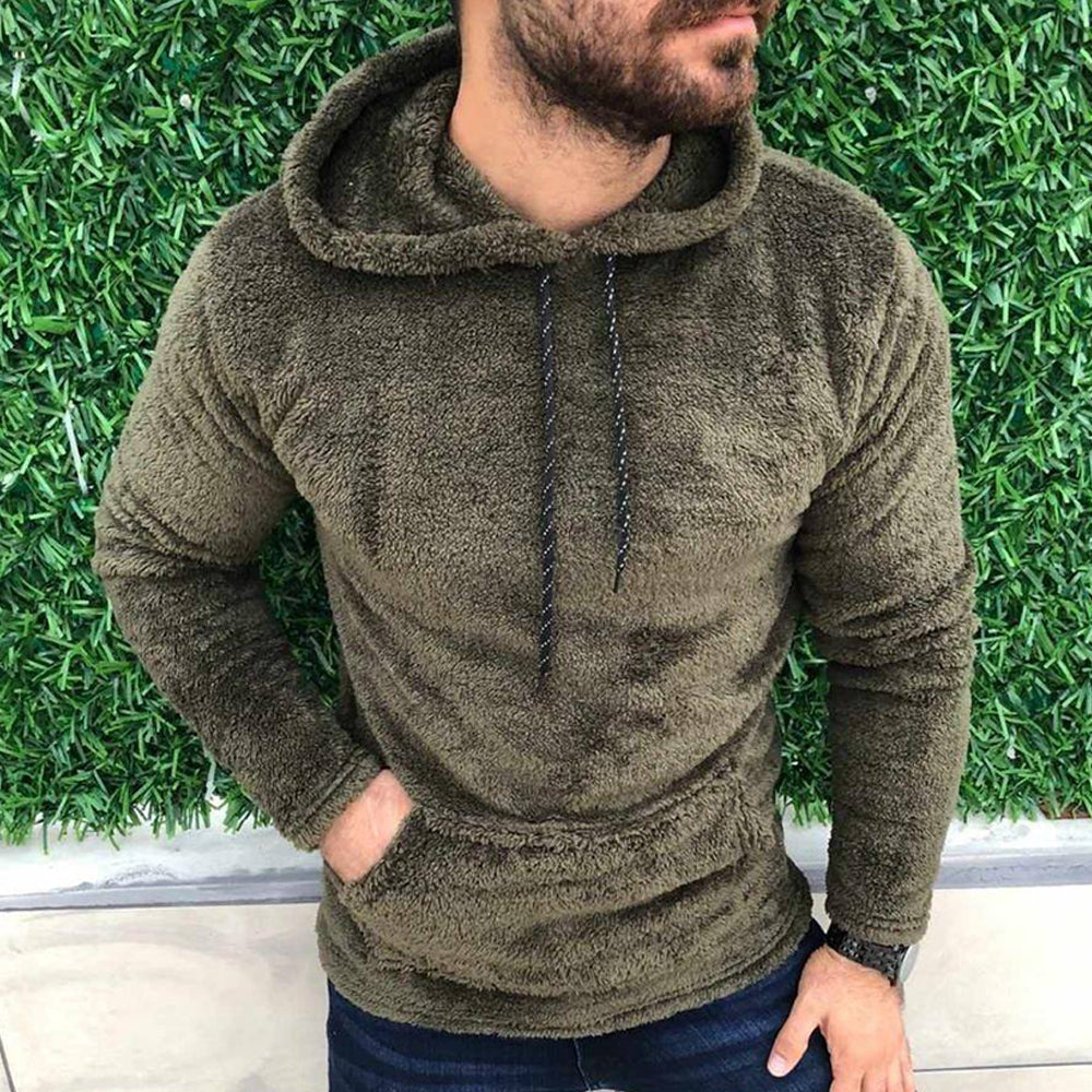 Macymars™ Insert Pocket Double-sided fleece Hooded Sweatshirt