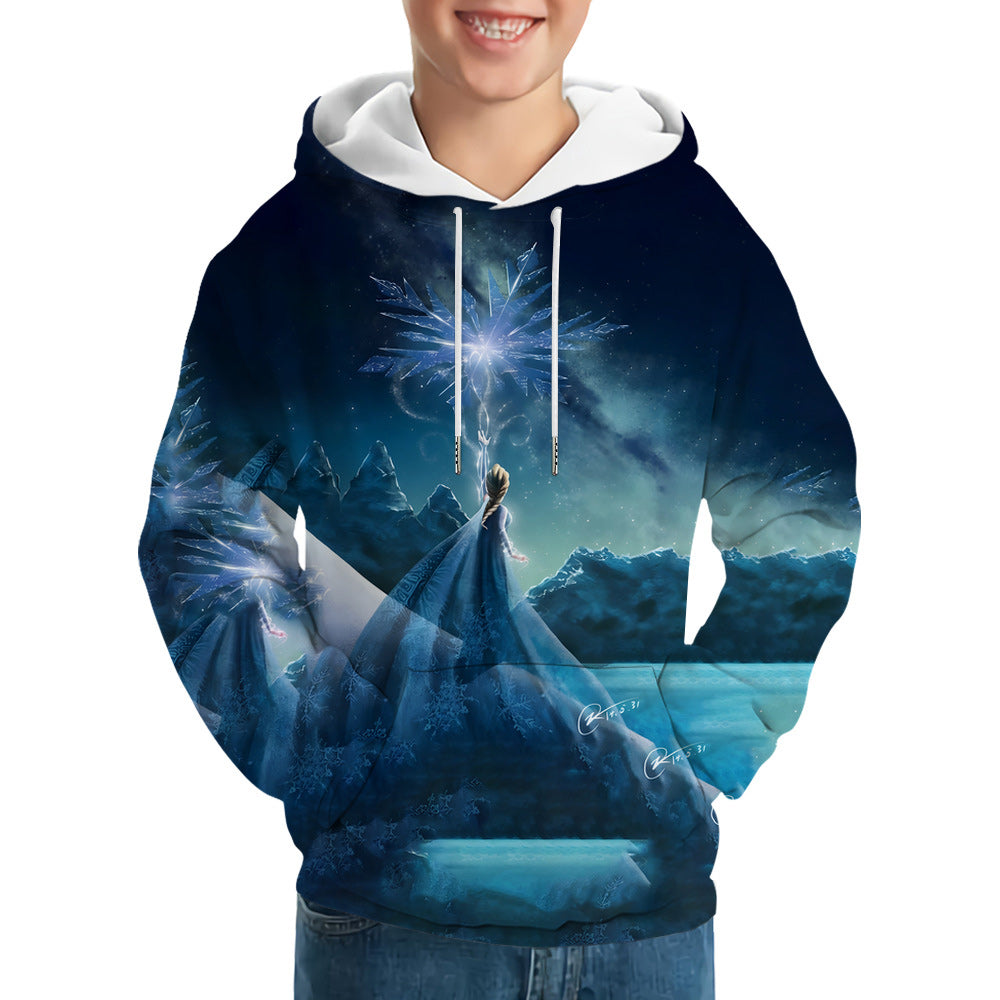 Macymars™ Christmas 3D Digital Print Hooded Sweatshirts Pullover