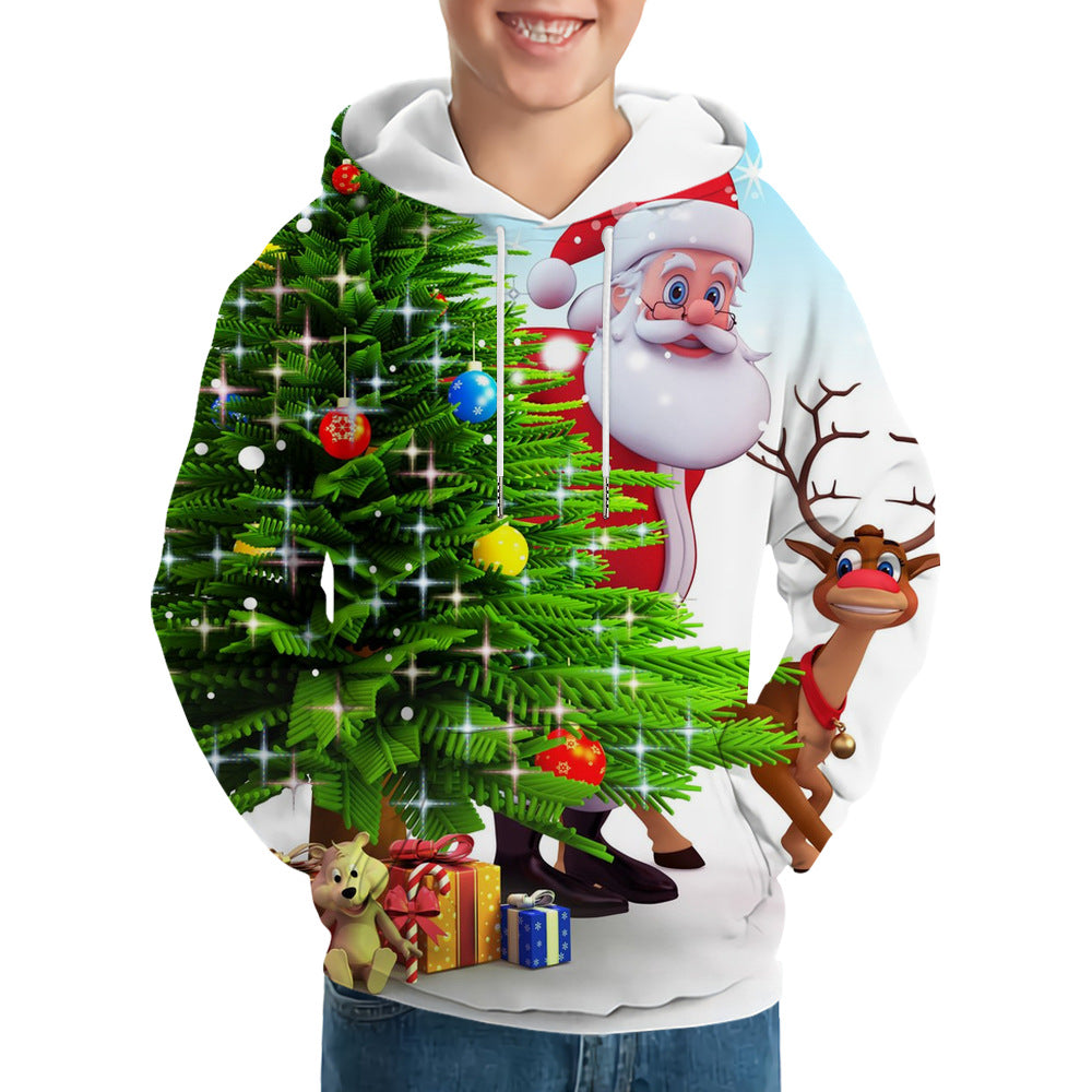 Macymars™ Christmas 3D print hooded sweatshirt